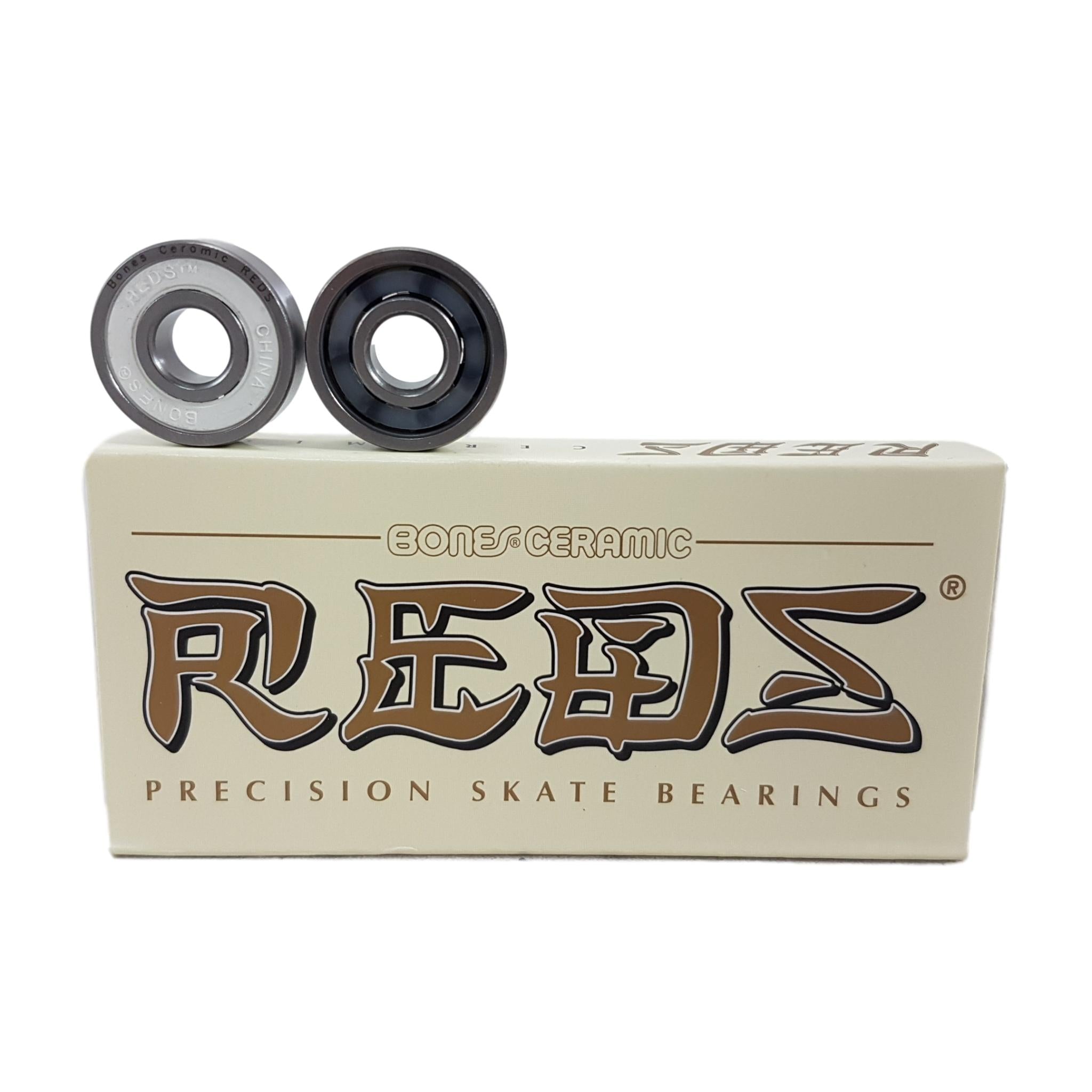 Bones Reds Ceramic Bearings 8mm - Da Klinic Online | Skate Specialists
