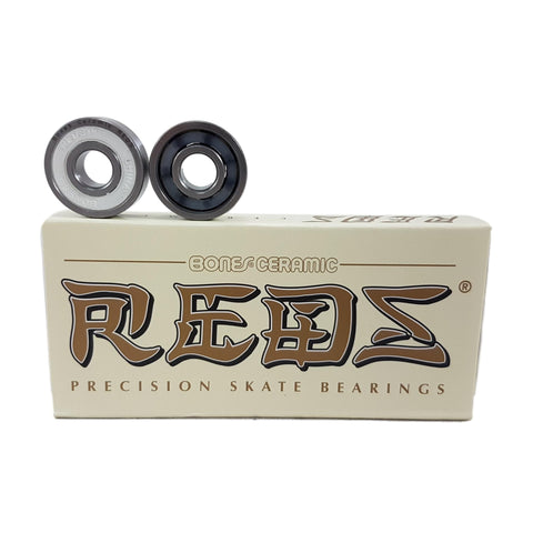 Bones Reds Ceramic Bearings 8mm - Da Klinic Online | Skate Specialists