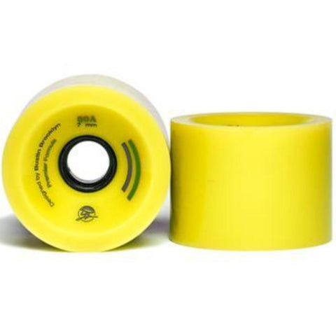 Bustin Boards Premier Wheels 66mm 78a Yellow 4 Pack - Da Klinic Online | Skate Specialists