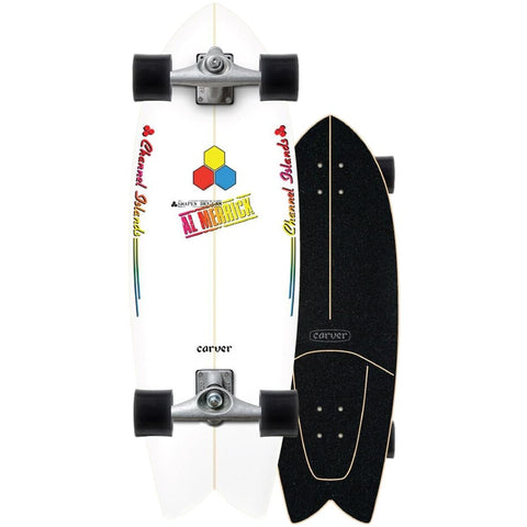 Carver Channel Islands Fishbeard Surf Skate CX Raw Trucks  29.25" x 9.875"