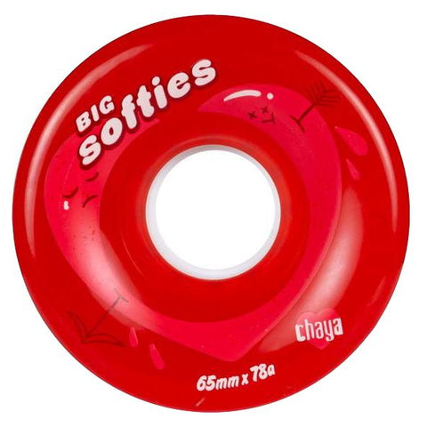 Chaya Big Softie's Outdoor Rollerskate Wheels 4 Pack