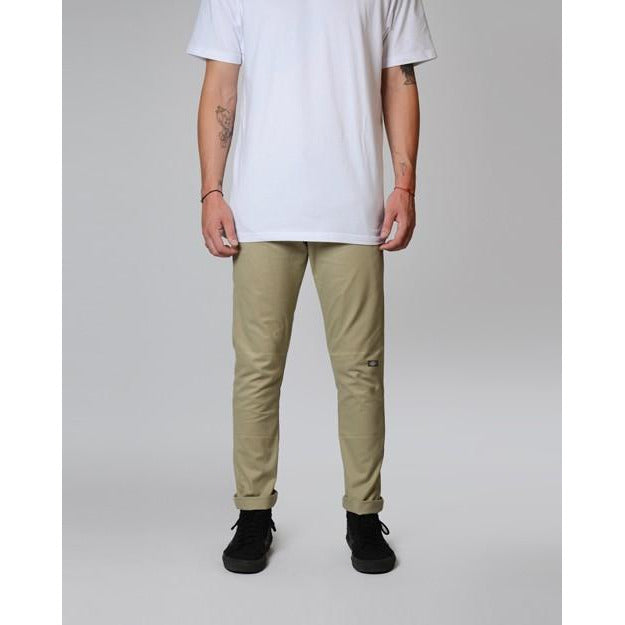 Dickies 811 Skinny Straight Work Pants Khaki - Da Klinic Online | Skate Specialists