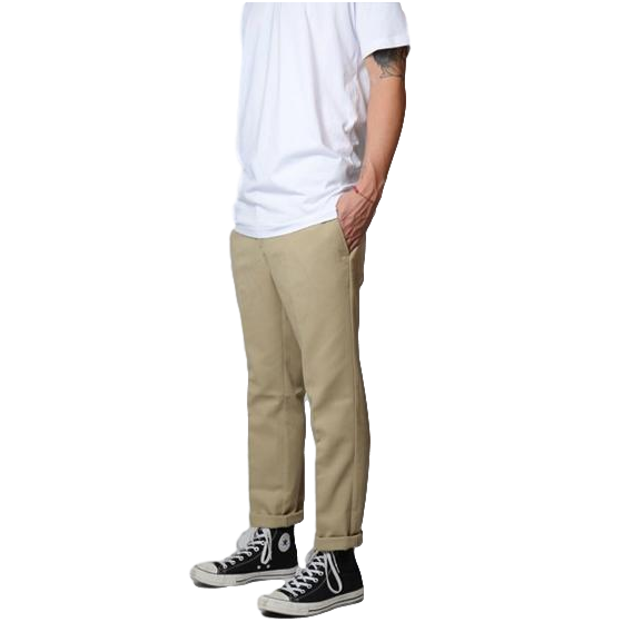 Dickies 872 Slim Fit Work Pants Khaki - Da Klinic Online | Skate Specialists