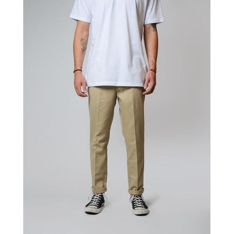 Dickies 872 Slim Fit Work Pants Khaki - Da Klinic Online | Skate Specialists