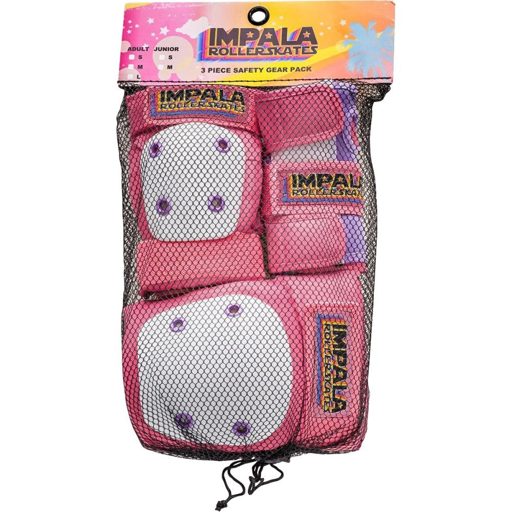 Impala Adult Protective Tripack Padding  Set Pink