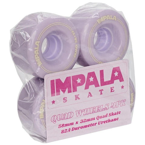 Impala Rollerskate Wheels 4-Pack 58mm 82a