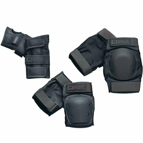 Impala Youth Kids Tripack Protective Padding Set Black