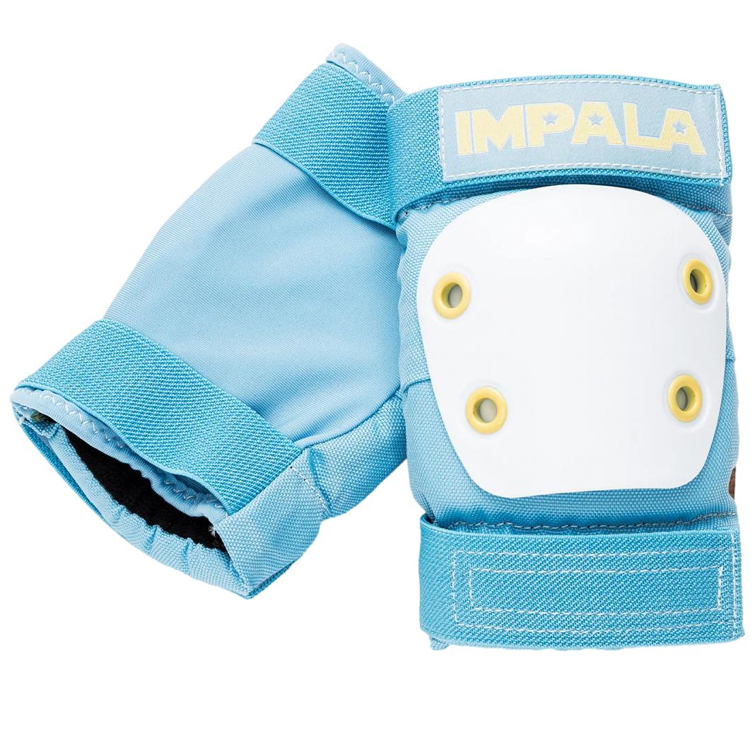 Impala Youth Kids Tripack Protective Padding Set Sky Blue / Yellow