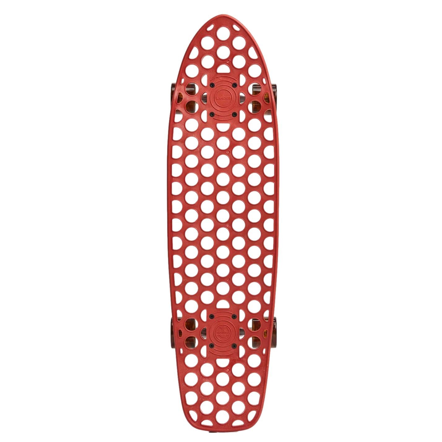 Lander King Red Rodeo 30 x 8" Complete Skateboard