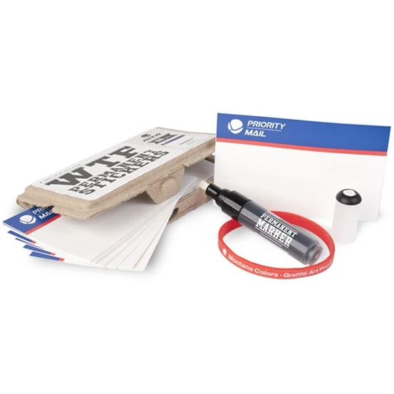 MTN WTF Stickers Set Priority Mail 50 Units & Marker - Da Klinic Online | Skate Specialists