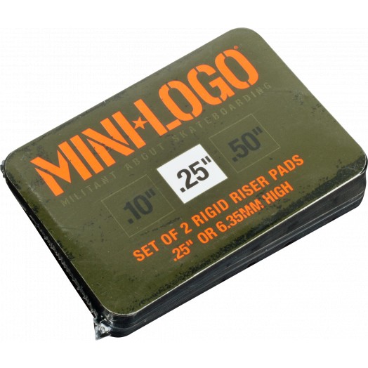 Mini Logo Riser Pads 0.25" - Da Klinic Online | Skate Specialists