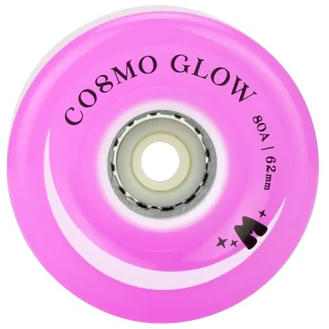 Moxi Cosmo Glow Rollerskate Wheels 62mm 80a 4 Pack