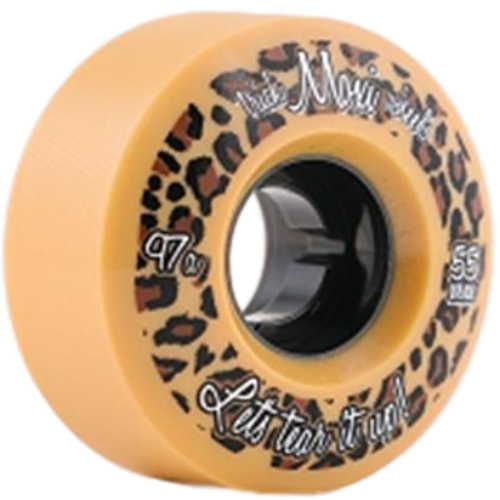 Moxi Trick Rollerskate Wheels 55mm 97a Leopard 4 Pack - Da Klinic Online | Skate Specialists