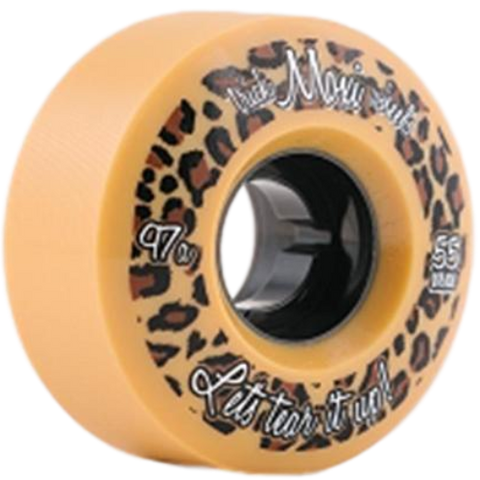 Moxi Trick Rollerskate Wheels 55mm 97a Leopard 4 Pack - Da Klinic Online | Skate Specialists