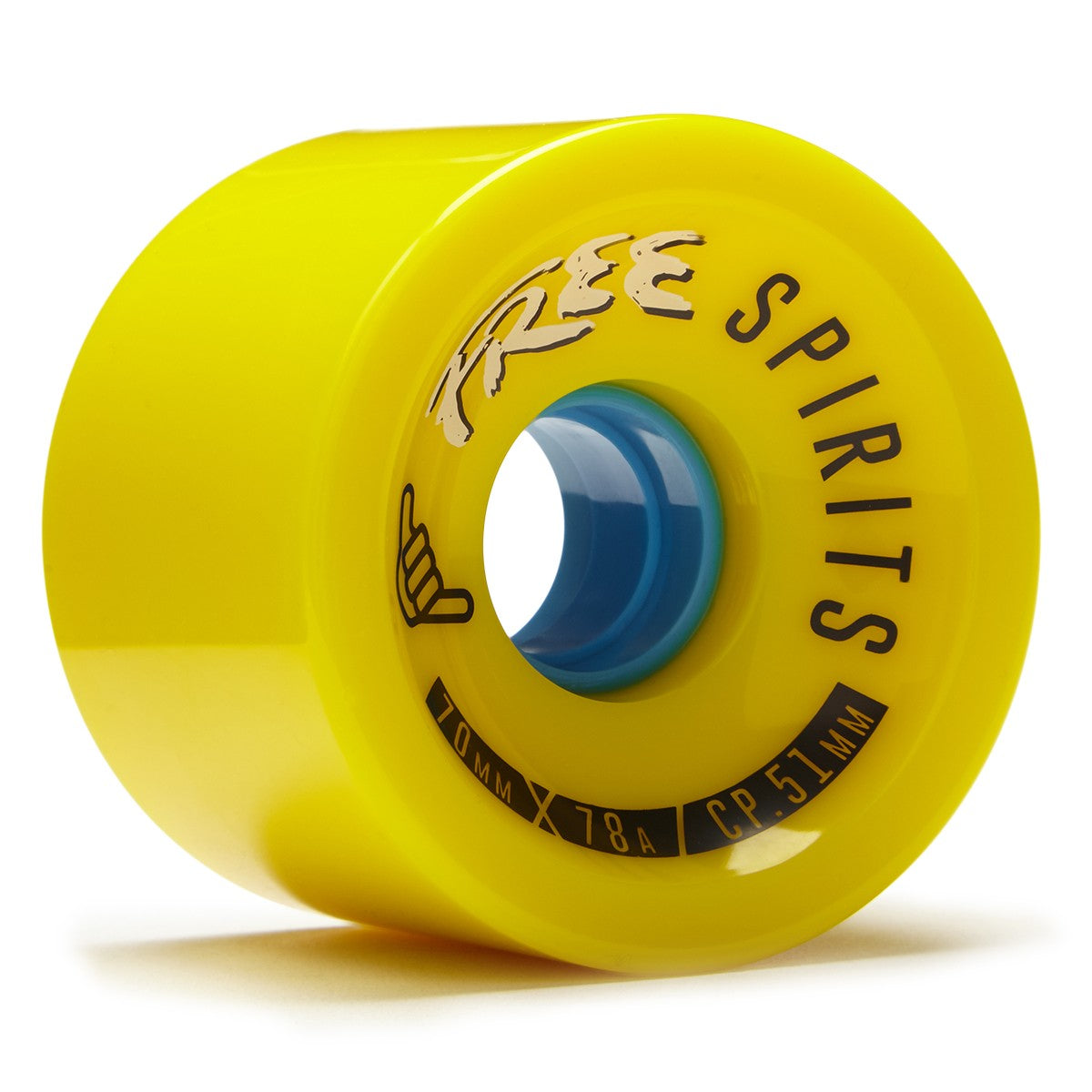 OMEN Wheels Free Spirits 70mm 78a Yellow 4 Pack - Da Klinic Online | Skate Specialists