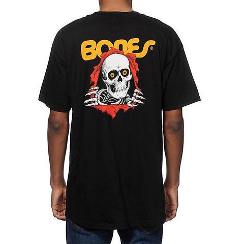 Powell Peralta Bones Ripper Tee Black - Da Klinic Online | Skate Specialists