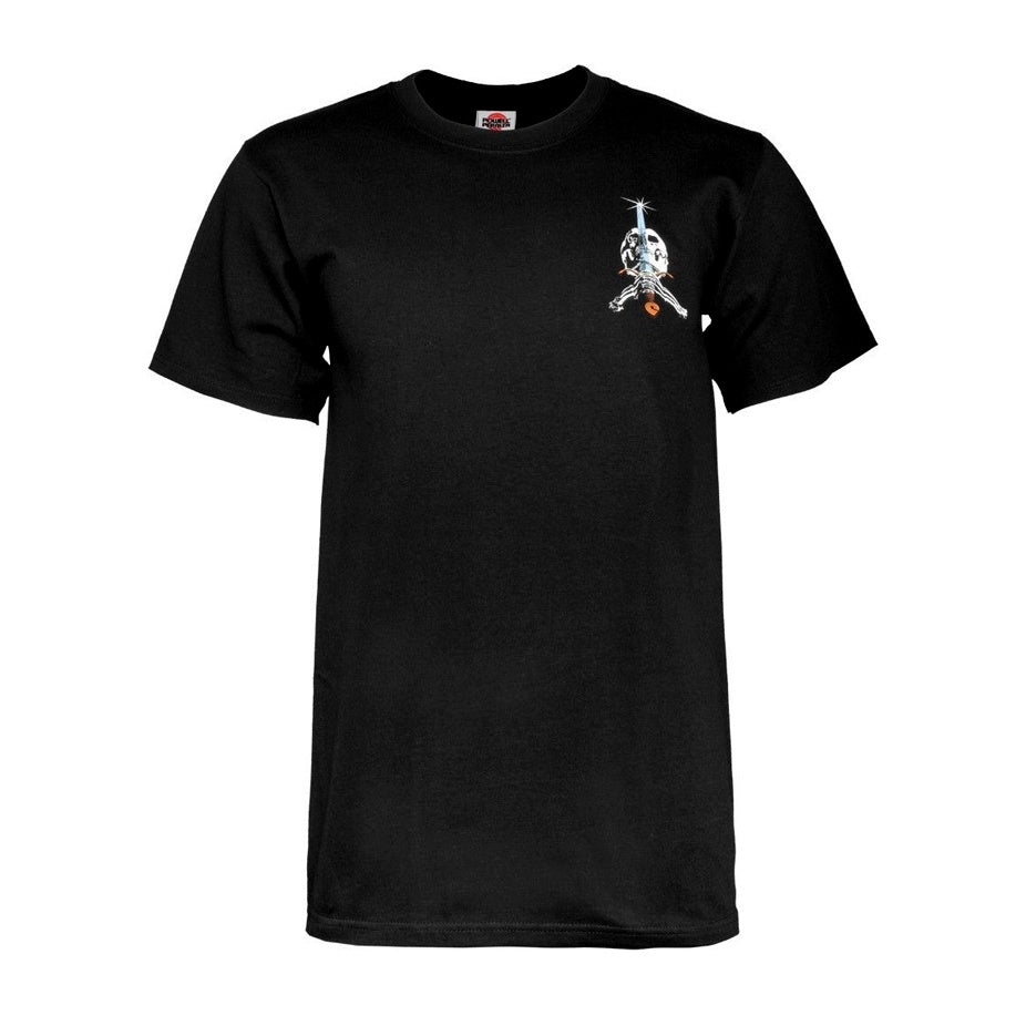 Powell Peralta Ray Skull & Sword Tee Black - Da Klinic Online | Skate Specialists
