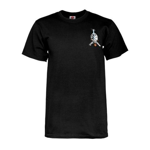 Powell Peralta Ray Skull & Sword Tee Black - Da Klinic Online | Skate Specialists