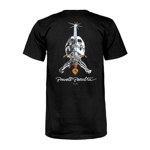 Powell Peralta Ray Skull & Sword Tee Black - Da Klinic Online | Skate Specialists