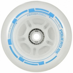 Powerslide Fothon Chill LED Inline Wheels Blue 4 Pack - Da Klinic Online | Skate Specialists