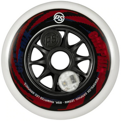 Powerslide Graphix  LED Colour 125mm Inline Wheels (EACH)
