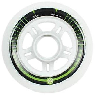 Powerslide Slimline Wheels 4 Pack 80mm/83a - Da Klinic Online | Skate Specialists