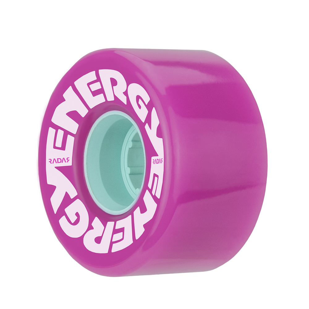 Radar Energy Outdoor Rollerskate Wheels 57, 62 & 65mm 4 Pack