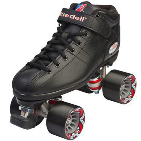 Riedell R3 Rollerskate Black (w Indoor speed Caymans) - Da Klinic Online | Skate Specialists