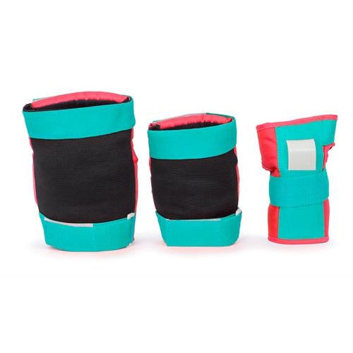 Rio Protective Pad Set - Red Mint - Da Klinic Online | Skate Specialists