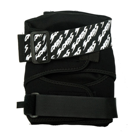 Smith Scabs Derby Knee Pad Black w Black Caps - Da Klinic Online | Skate Specialists