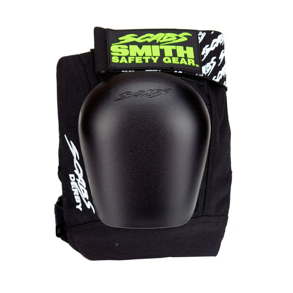 Smith Scabs Derby Knee Pad Black w Black Caps - Da Klinic Online | Skate Specialists
