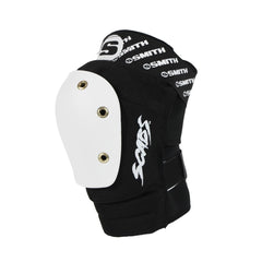 Smith Scabs Elite Knee Pad Black w White Caps - Da Klinic Online | Skate Specialists
