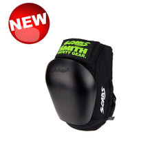 Smith Scabs Junior Pro Knee Pad Black w Black Caps - Da Klinic Online | Skate Specialists