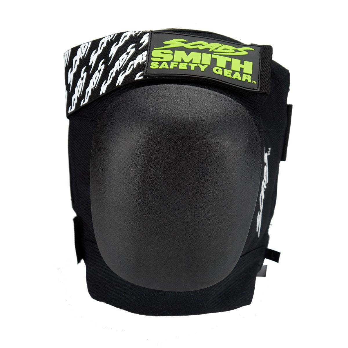 Smith Scabs Skate Knee Pad Black w Black Caps - Da Klinic Online | Skate Specialists