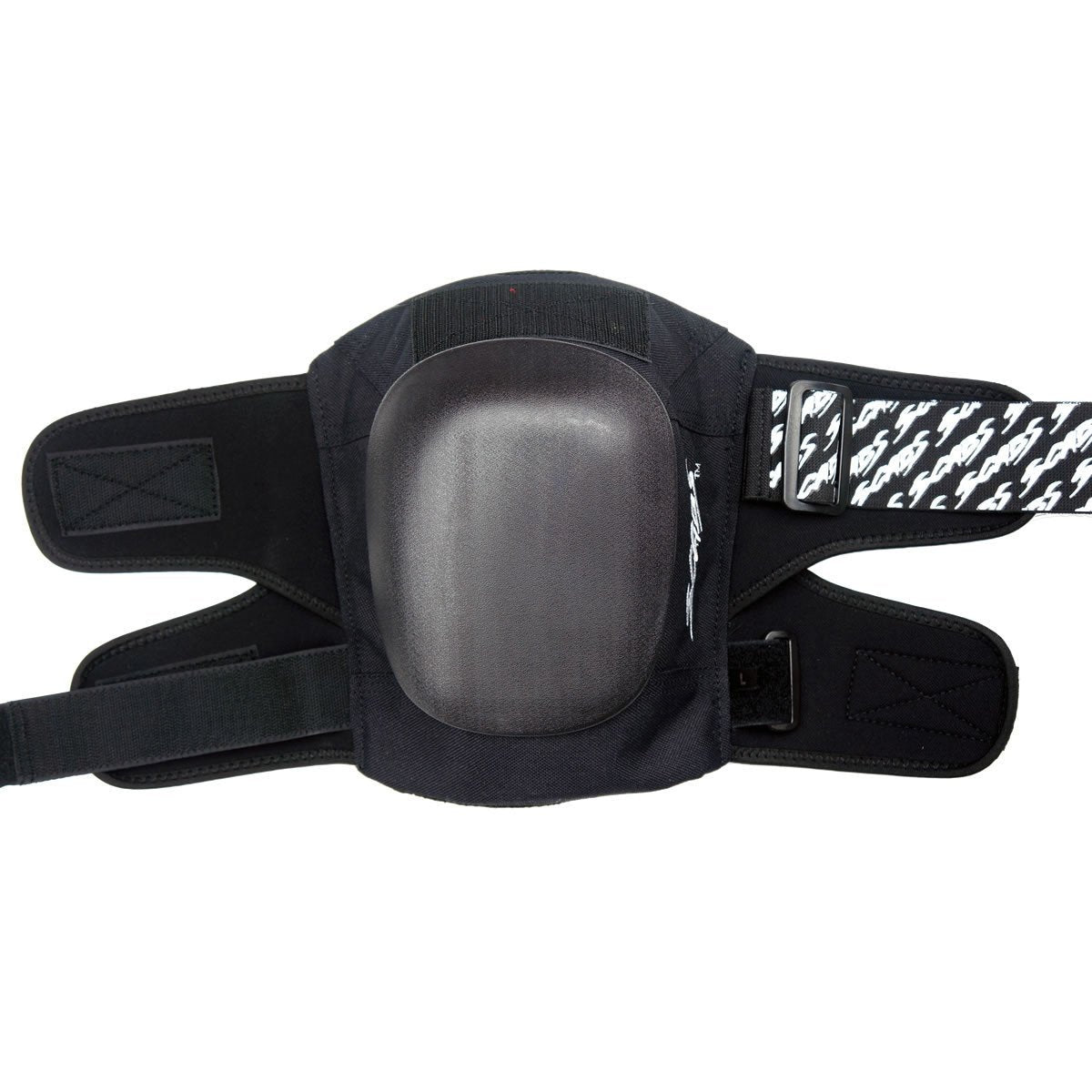 Smith Scabs Skate Knee Pad Black w Black Caps - Da Klinic Online | Skate Specialists