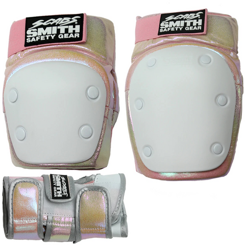 Smith Scabs Tri Pack Protective Pad Set Cotton Candy