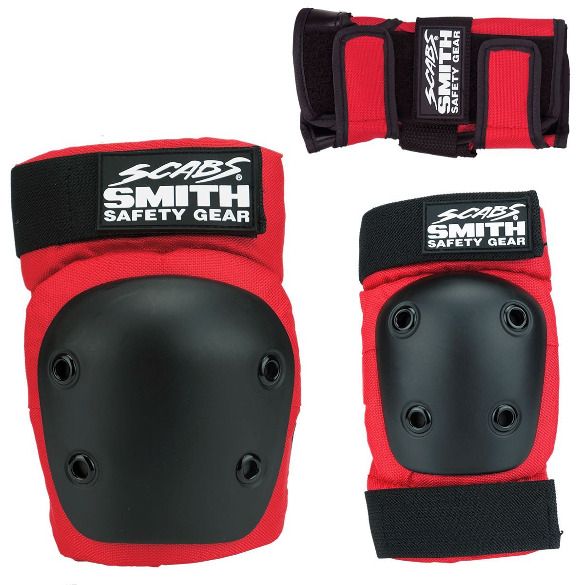 Smith Scabs Youth Tri Pack Red - Da Klinic Online | Skate Specialists
