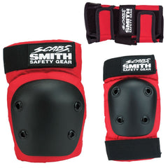 Smith Scabs Youth Tri Pack Red - Da Klinic Online | Skate Specialists