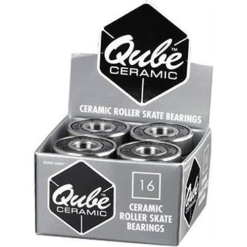 Suregrip Qube Ceramic Bearings 16Pk - Da Klinic Online | Skate Specialists
