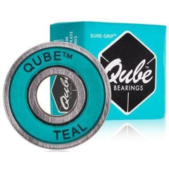 Suregrip Qube Teal Bearings 16Pk - Da Klinic Online | Skate Specialists