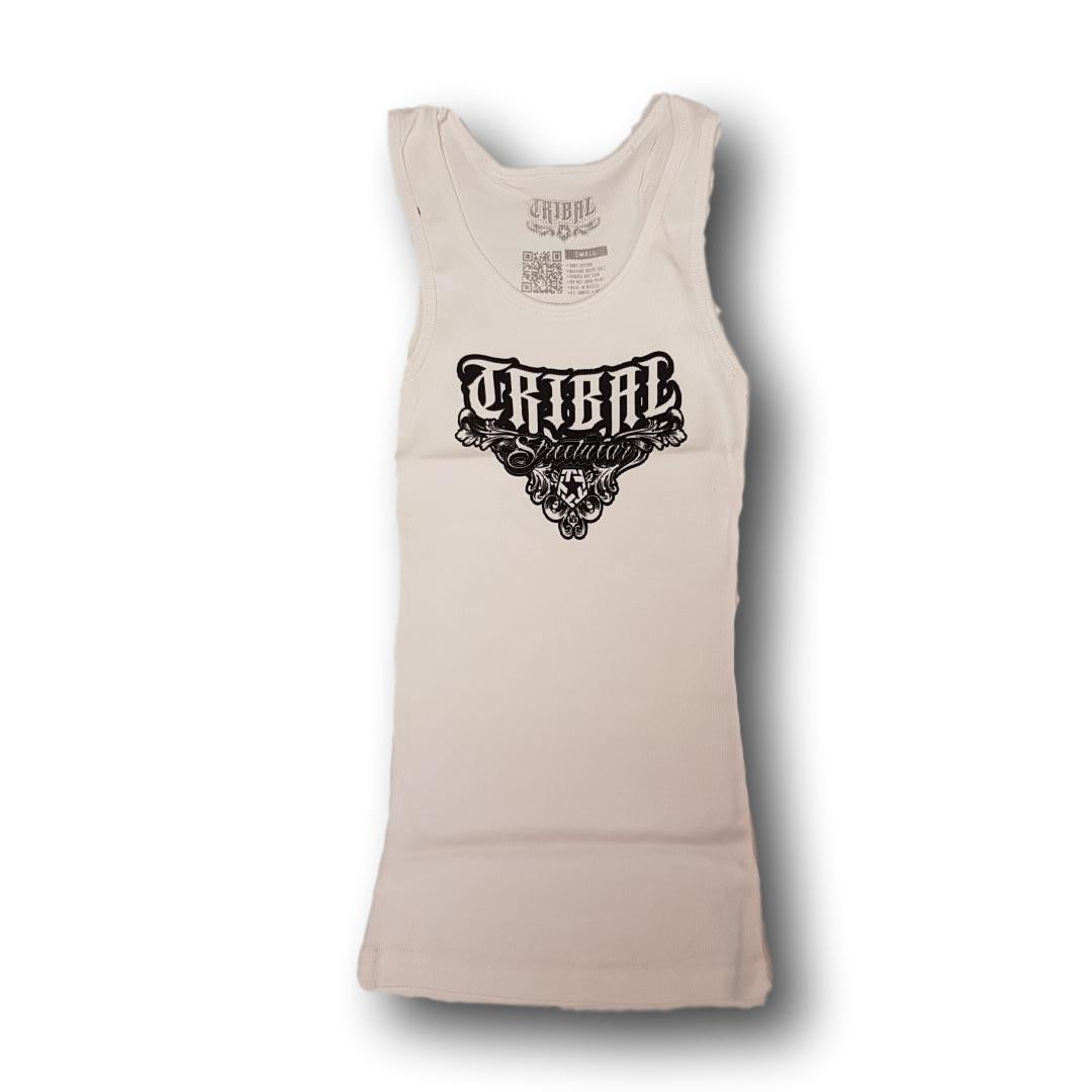 Tribal M5 Boy Beater White - Da Klinic Online | Skate Specialists