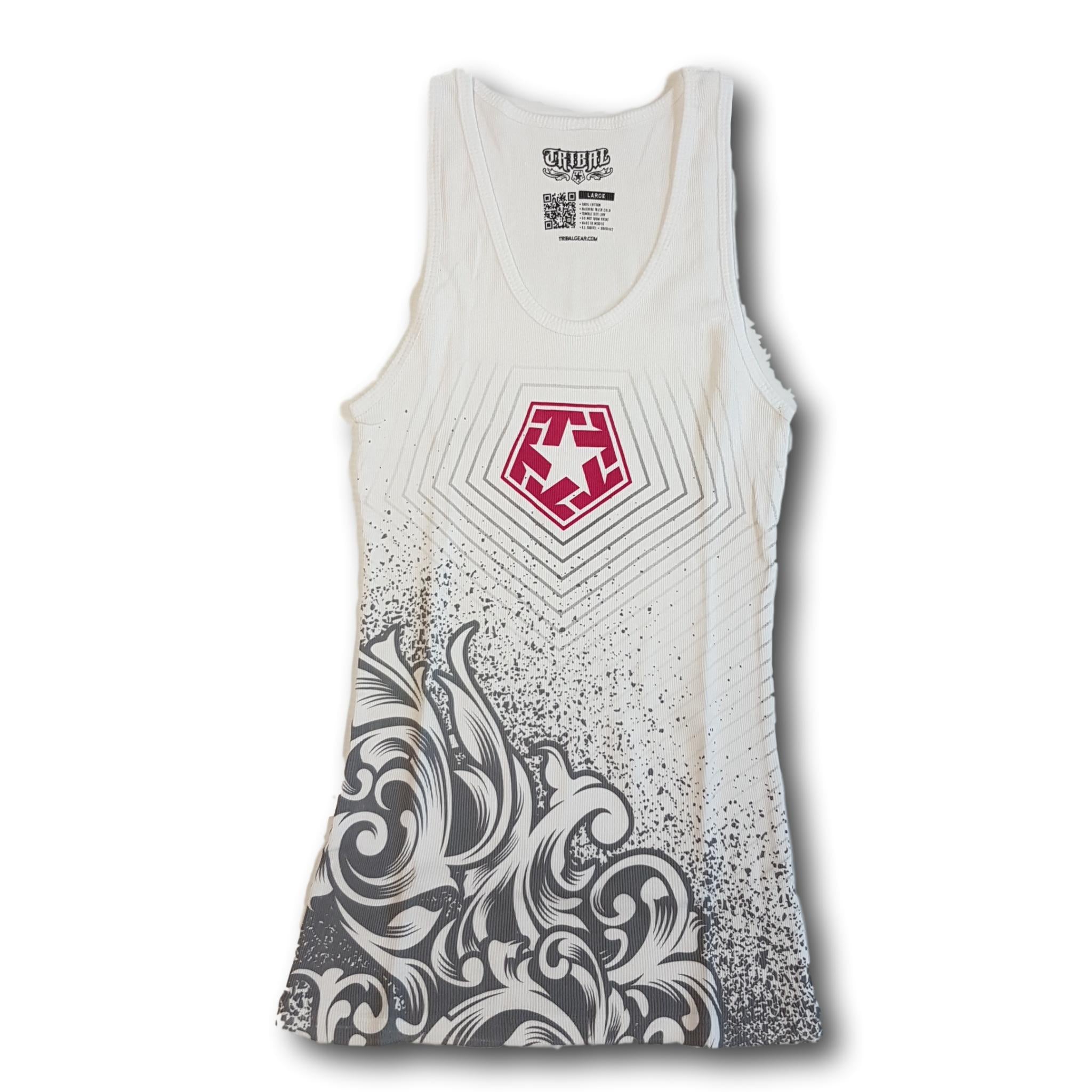 Tribal T-Fancy Beater White - Da Klinic Online | Skate Specialists