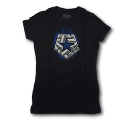 Tribal T-Star City Womens Tee Black - Da Klinic Online | Skate Specialists