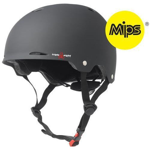 Triple 8 Gotham MIPS Helmet SS Black Rubber