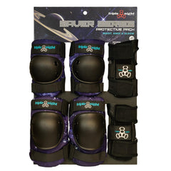 Triple 8 Junior Galaxy Purple Protective Tri-Pack - Da Klinic Online | Skate Specialists