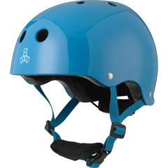 Triple 8 Lil 8 Certified Youth Helmet Blue Gloss - Da Klinic Online | Skate Specialists