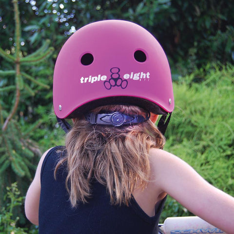 Triple 8 Lil 8 Certified Youth Helmet Blue Gloss - Da Klinic Online | Skate Specialists