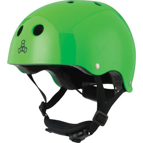 Triple 8 Lil 8 Certified Youth Helmet Neon Green Gloss - Da Klinic Online | Skate Specialists