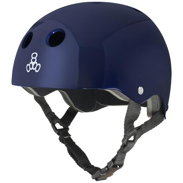 Triple 8 Skate Helmet SS Blue Metallic - Da Klinic Online | Skate Specialists