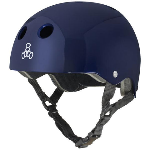 Triple 8 Skate Helmet SS Blue Metallic - Da Klinic Online | Skate Specialists